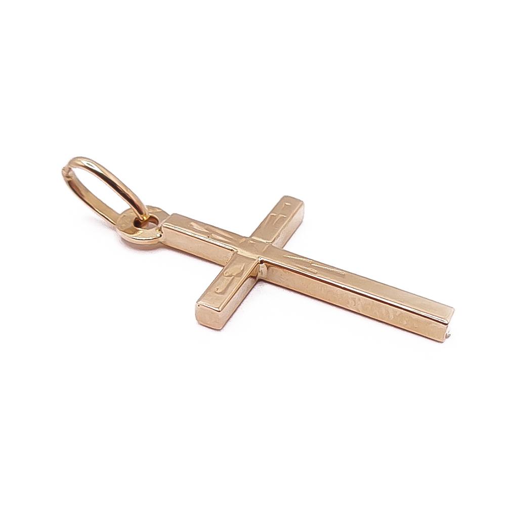 Kultainen risti kuvioilla #1