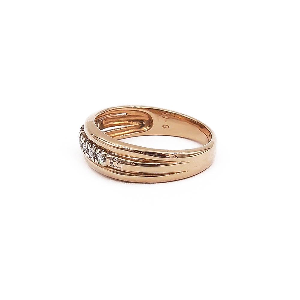 Kultainen timanttirivisormus 7kpl yht. 0.21ct 17,5 Maija Ojakoski #2