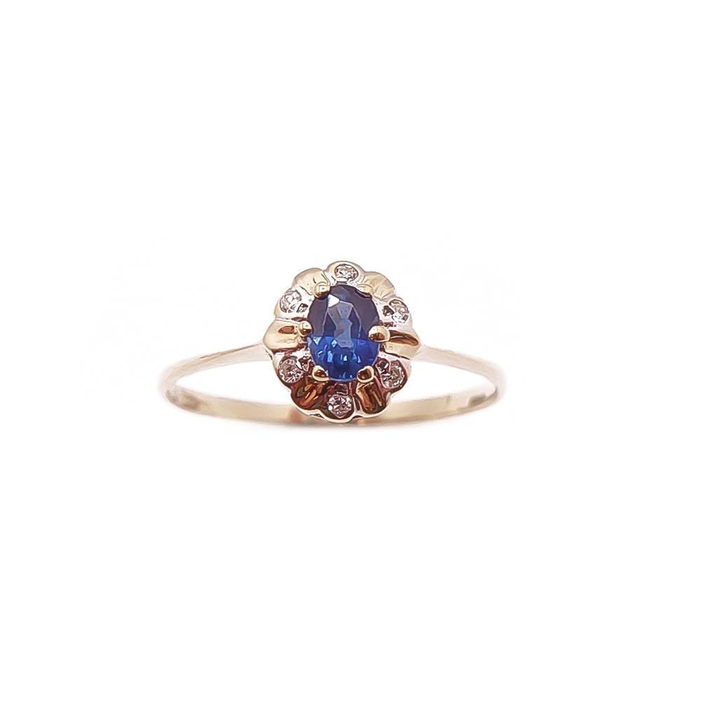 Kultainen Diana timanttisormus 17- 0,03ct #1