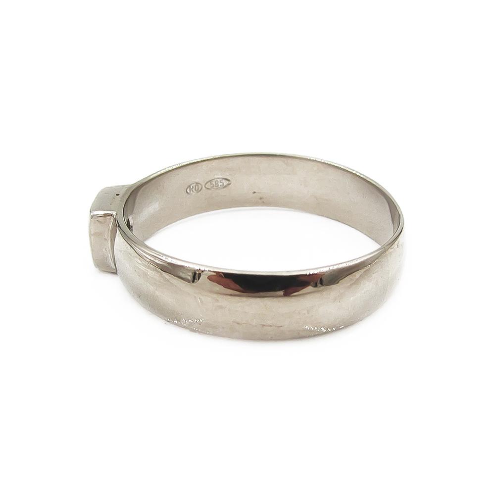 Valkokulta timanttisormus halk.18mm #2