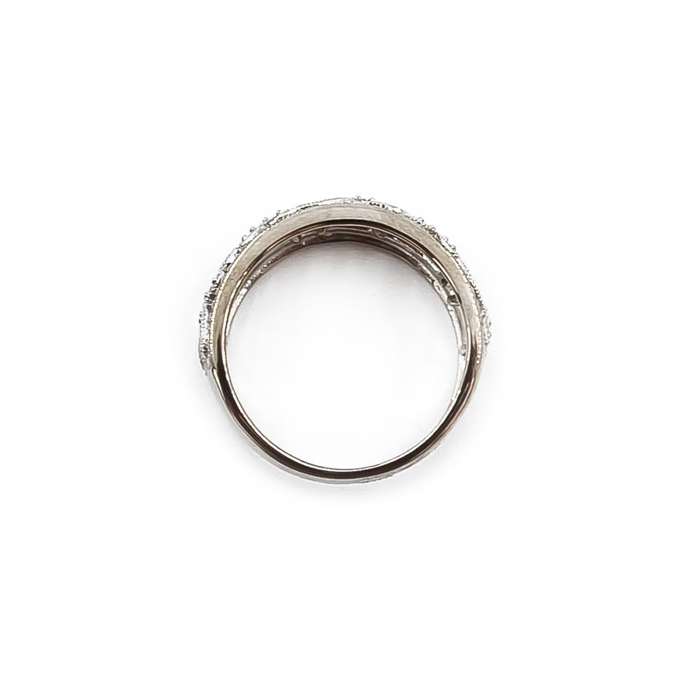Valkokultainen Filigraani timanttisormus 20kpl yht 0.10ct #2