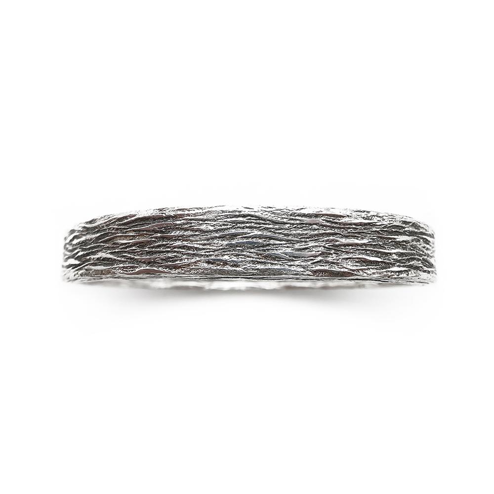 Hopeinen rannerengas 19 cm v.-65 lev.10mm #1