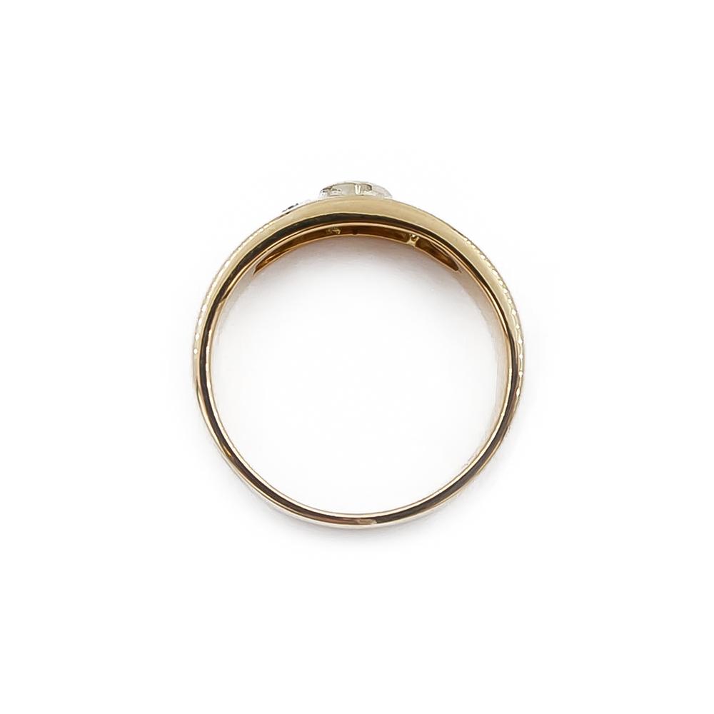 Kultainen timanttisormus 0,13ct #2