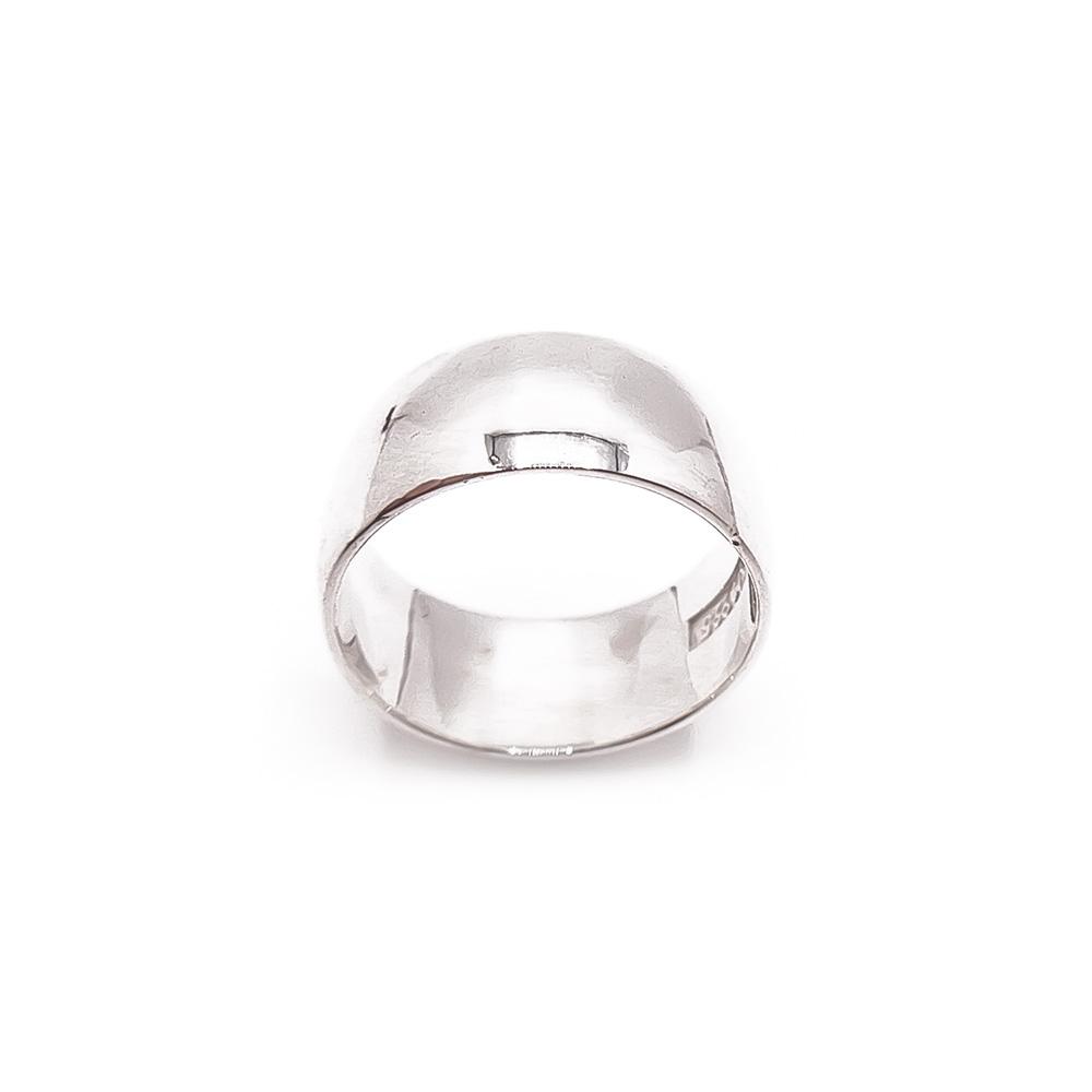 Hopeinen sormus 16mm 8,5mm #0
