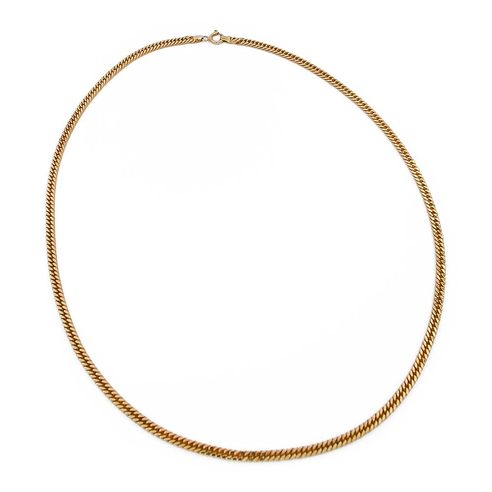 Kultainen Tiivis panssariketju 3mm #0