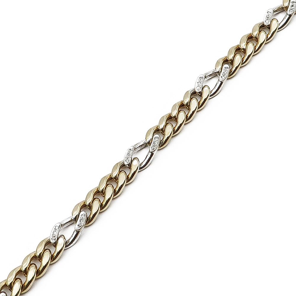 timantti panssari ranneketju 19cm KLE 30x0,005ct #0