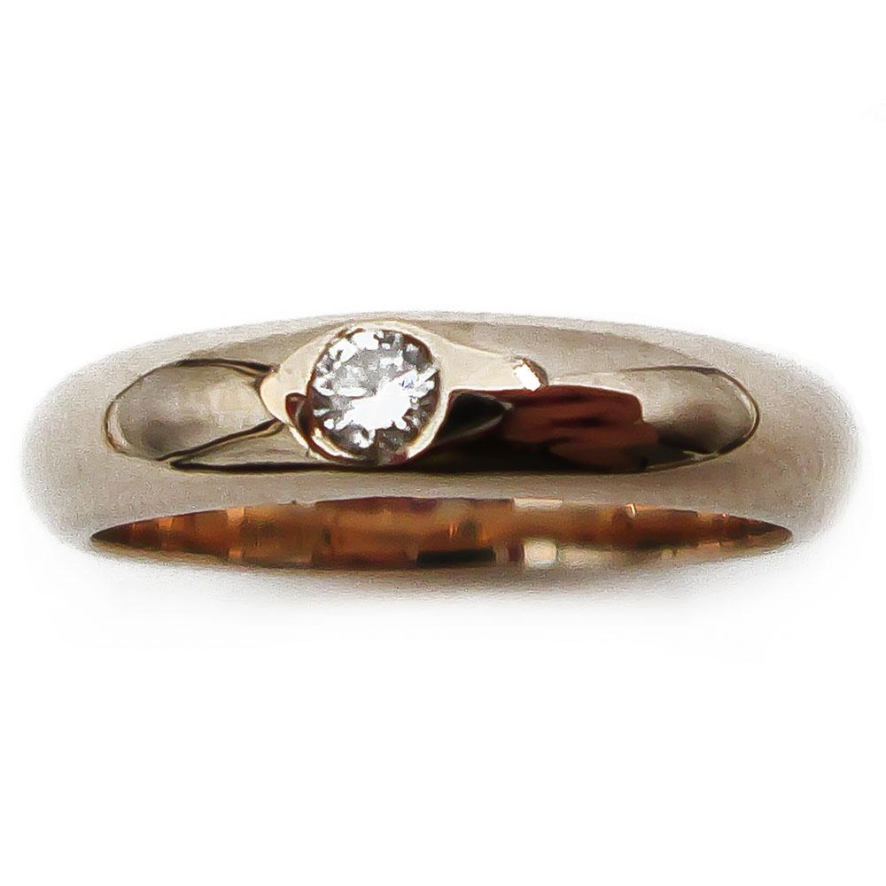 Kultainen timanttisormus 15,65mm 0,05ct #1