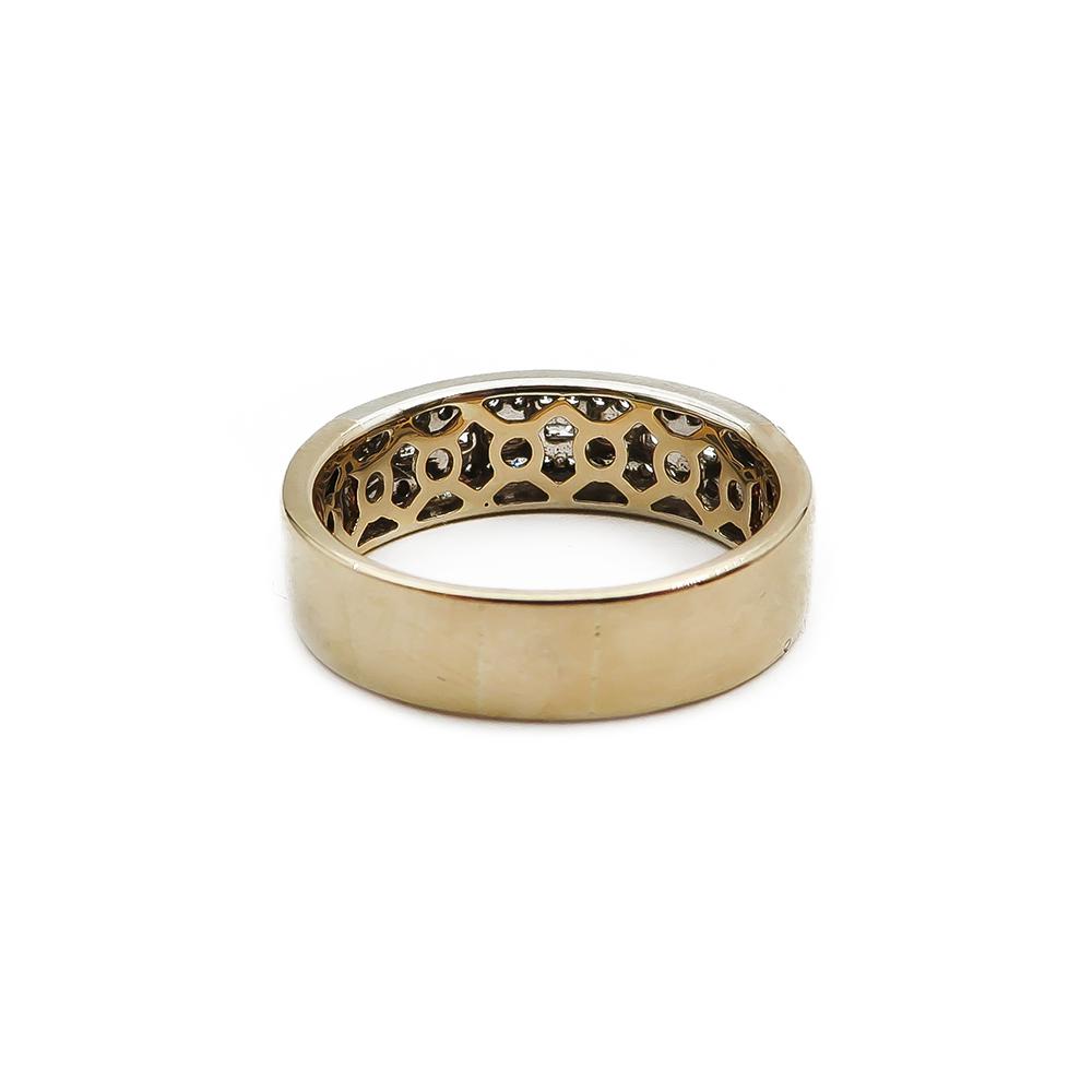 Kultainen timanttisormus 18+mm 0,36ct #2