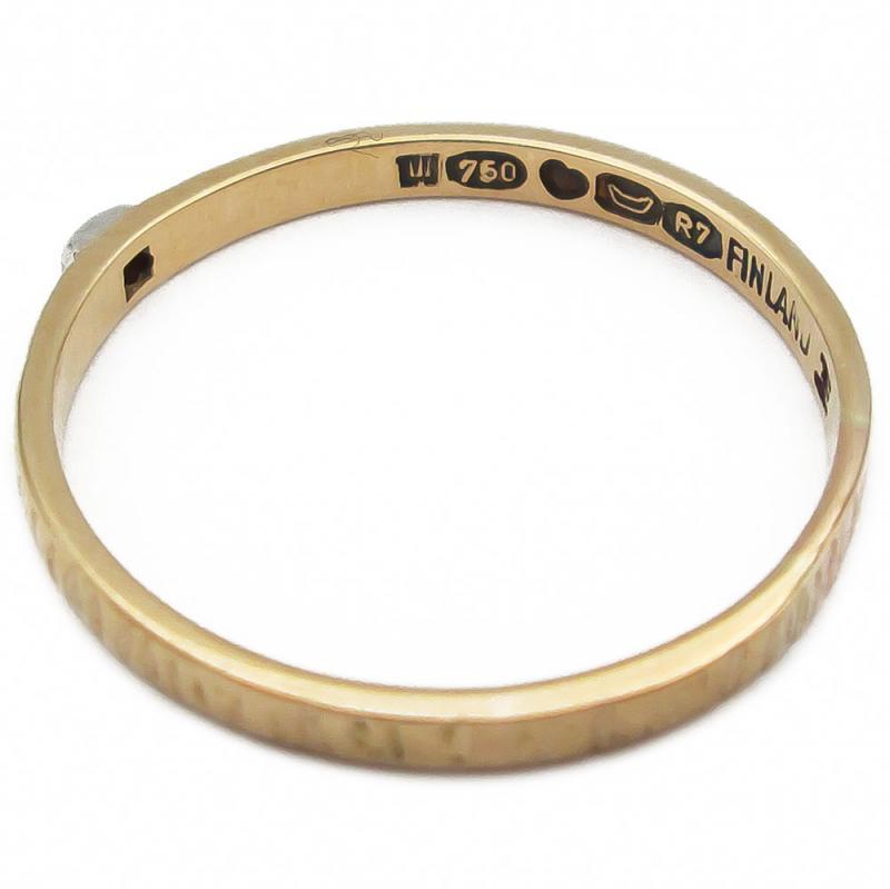 18k Lapponia Björn W. tim.sormus 0,01ct 17mm v.-73 #2
