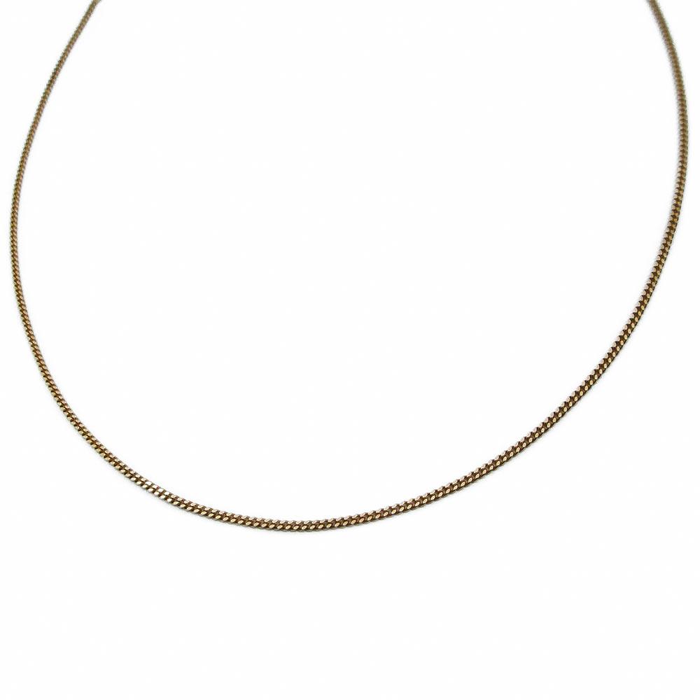 14k Kultainen panssarikaulaketju 52cm #0