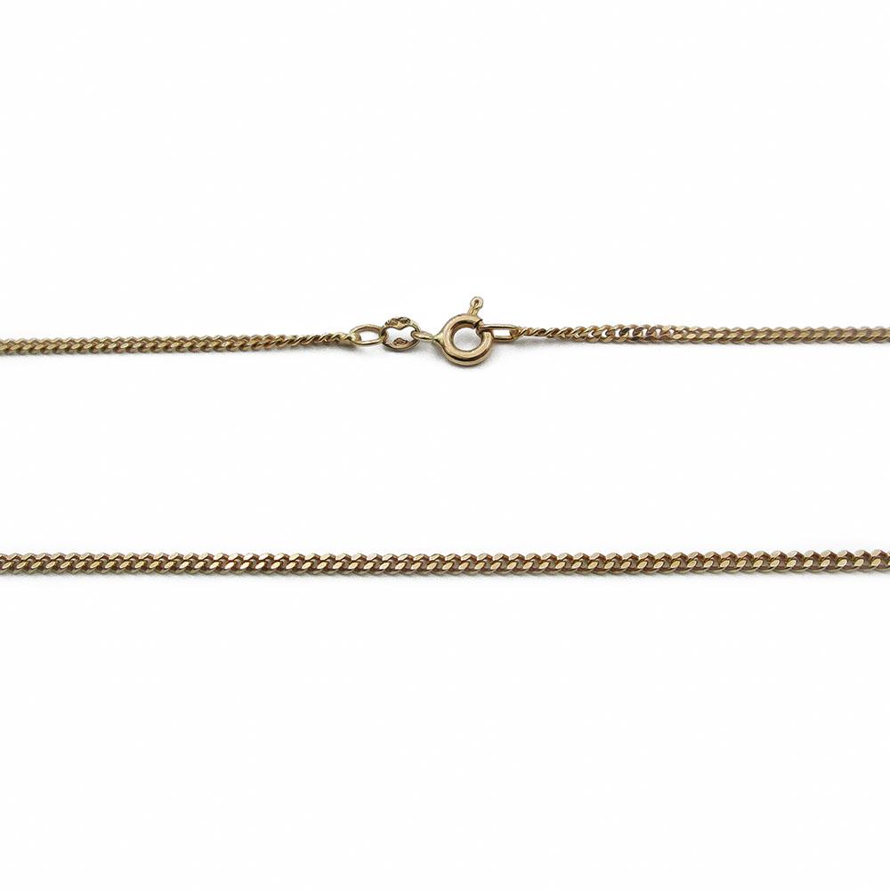 14k Kultainen panssarikaulaketju 52cm #1