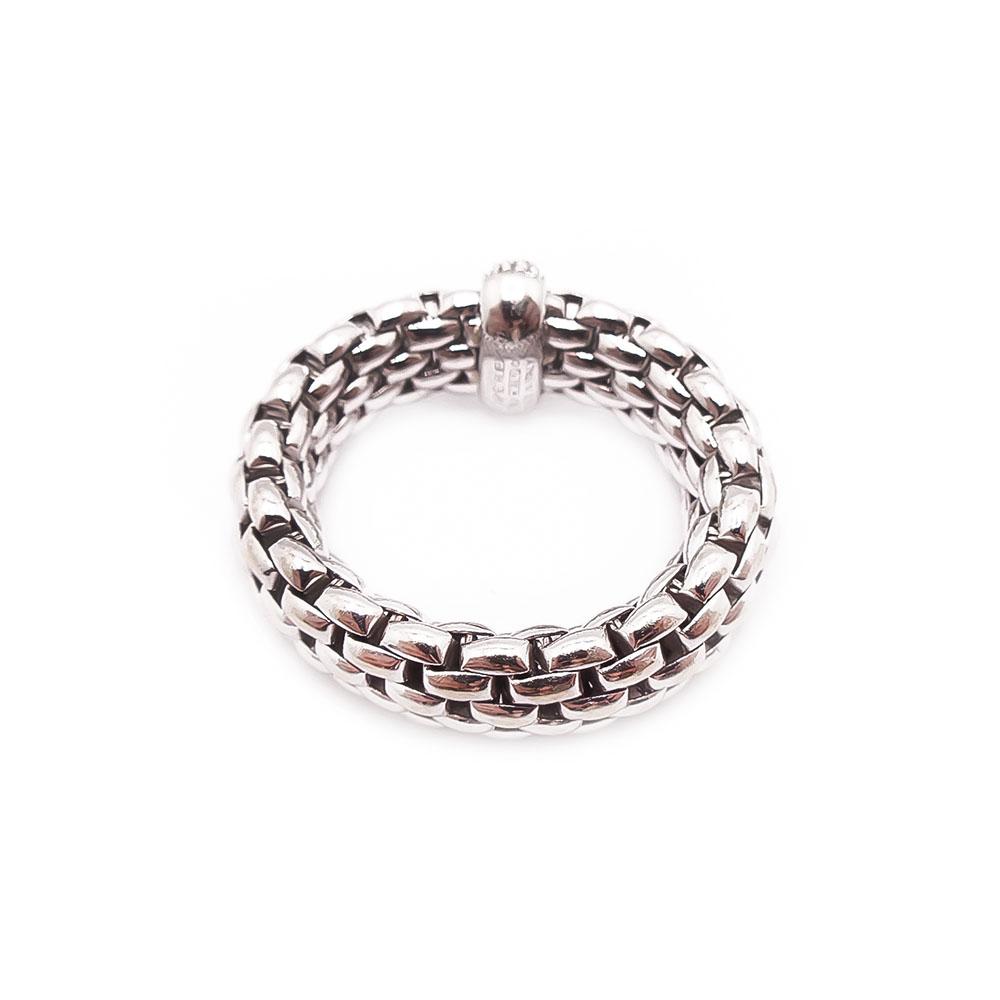 18k Vk-timanttisormus Flexìt 0,10ct n.17mm #2