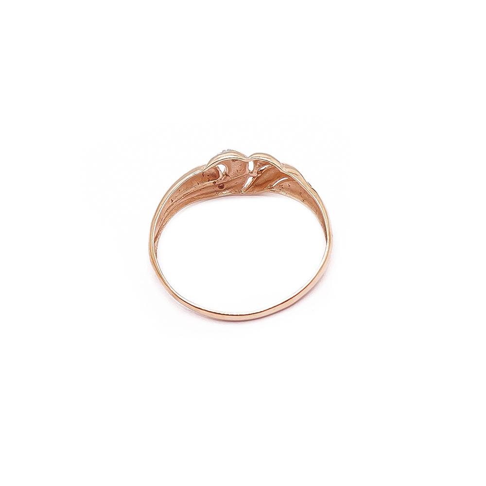 Kultainen timanttisormus 0,01ct 20mm #2