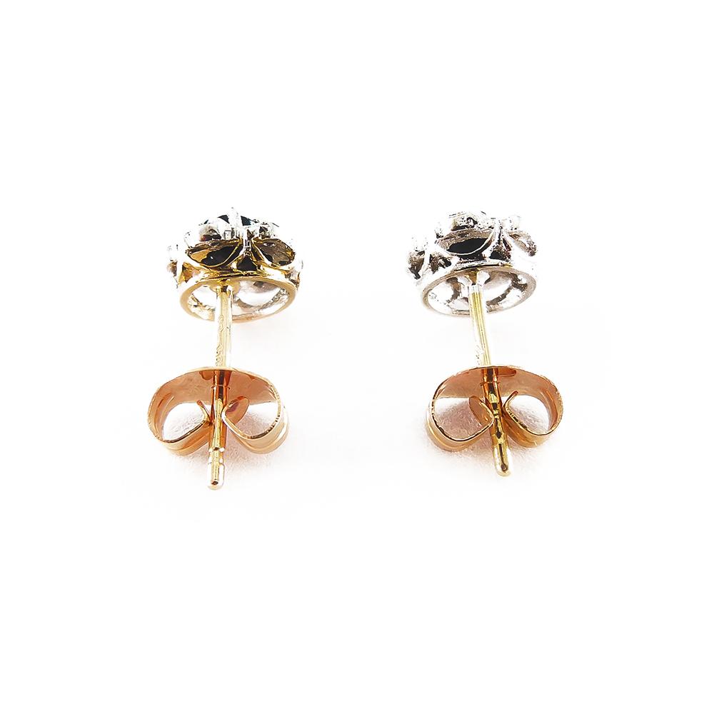 Kultaiset Diana korvakorut,Tim.yht.0,02ct #2