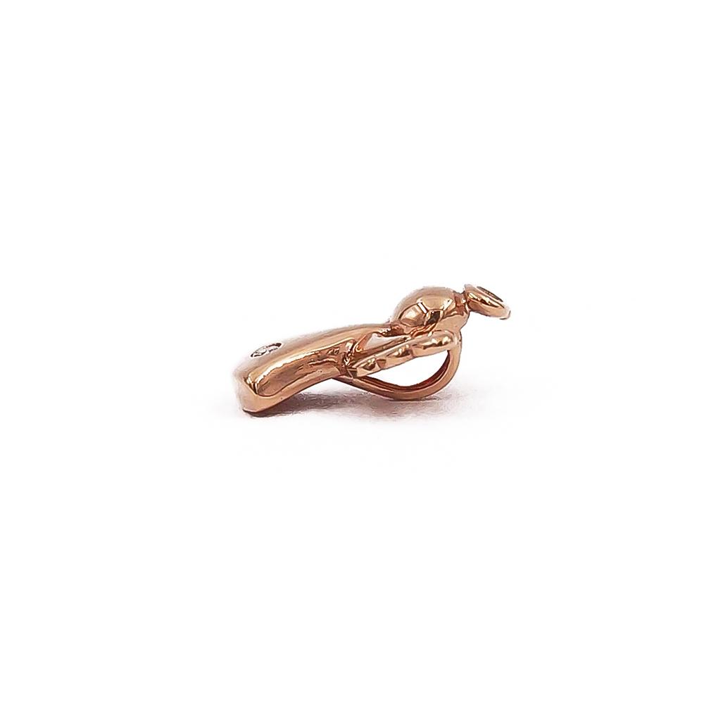 Kultainen enkeliriipus timantilla 0,005ct Timanttiset #2
