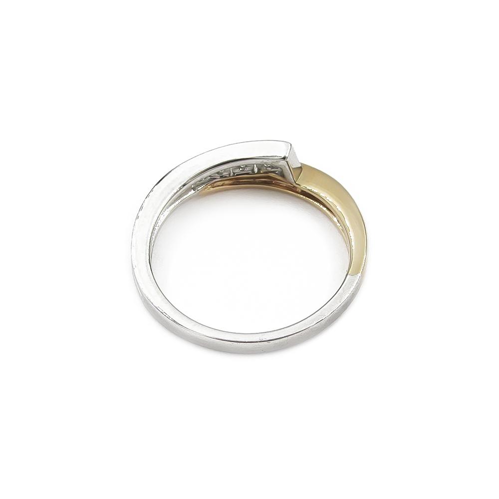 Timanttisormus tim. 0,12ct  halk.17+ v.2006 Kultakeskus #5