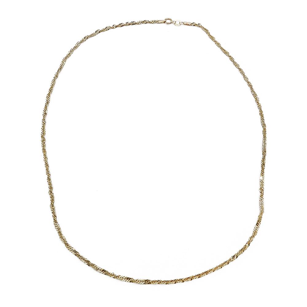 Kultainen singapore kaulaketju 46cm #0