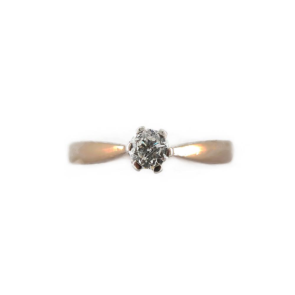 Kultainen timanttisormus,16.75mm,Tim.0,10ct #2