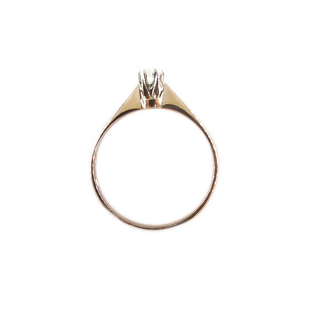 Kultainen timanttisormus,16.75mm,Tim.0,10ct #3