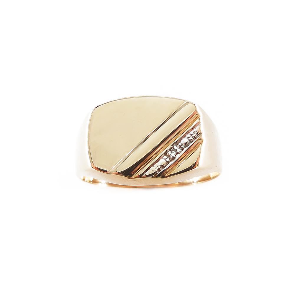 Kultainen kantasormus,21mm,Tim.0.002ct #1