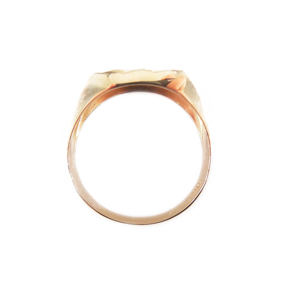 Kultainen kantasormus,21mm,Tim.0.002ct #2