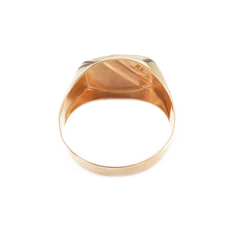 Kultainen kantasormus,21mm,Tim.0.002ct #3