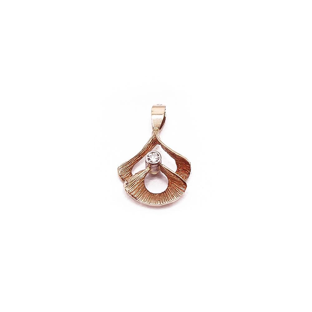 Kultainen riipus tim.0,01ct #0