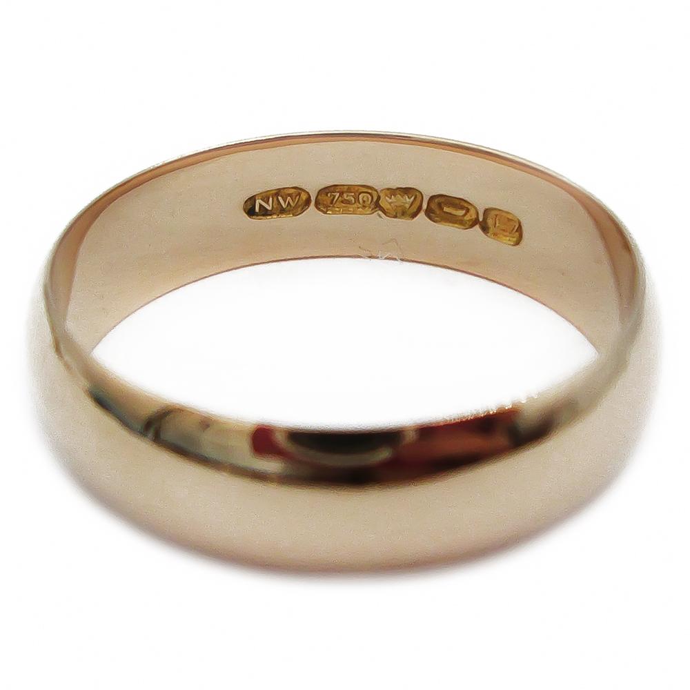18K Kultainen kihlasormus 21mm v.-64 #2