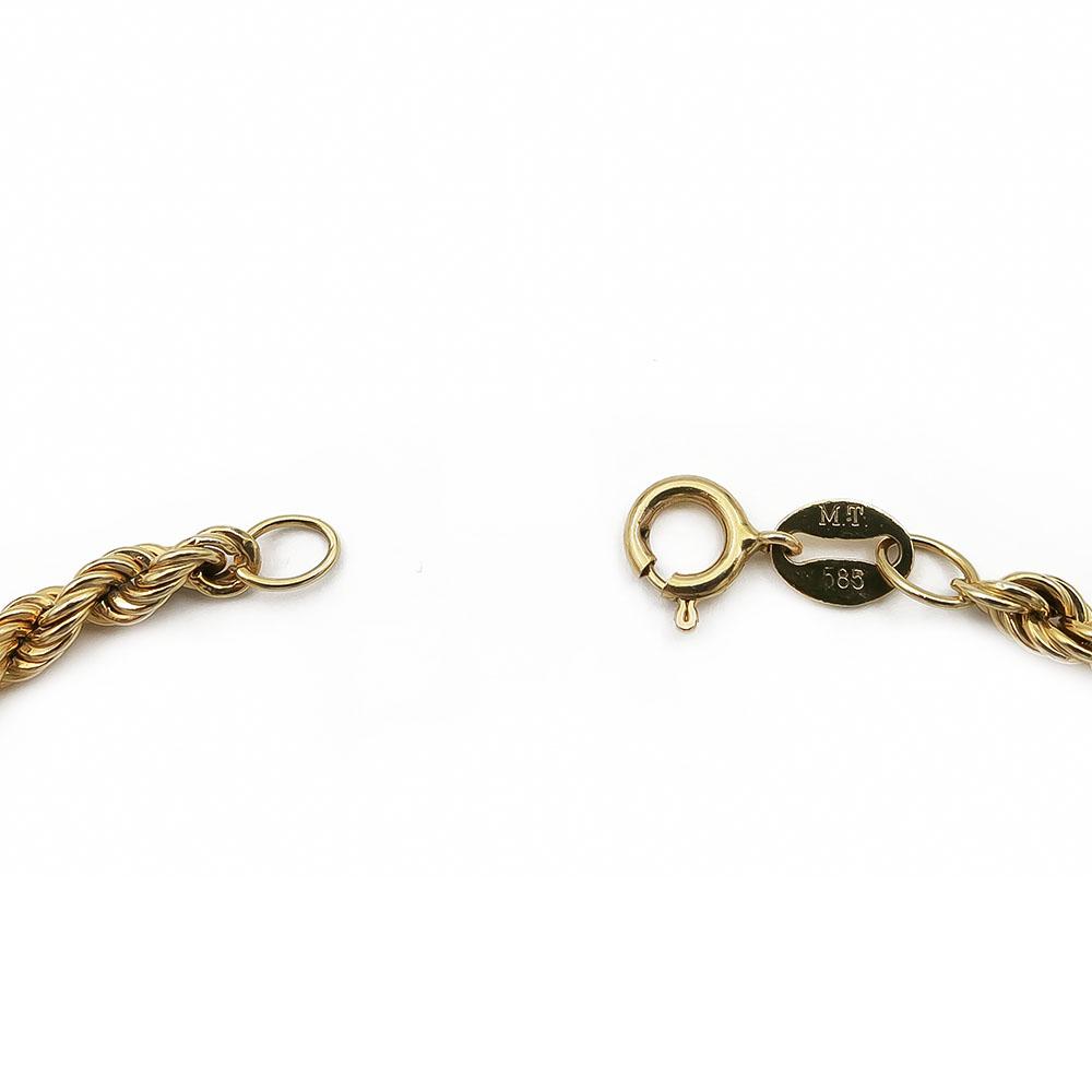 Kultainen Cordell ranneketju 3.2mm 18,5cm #1