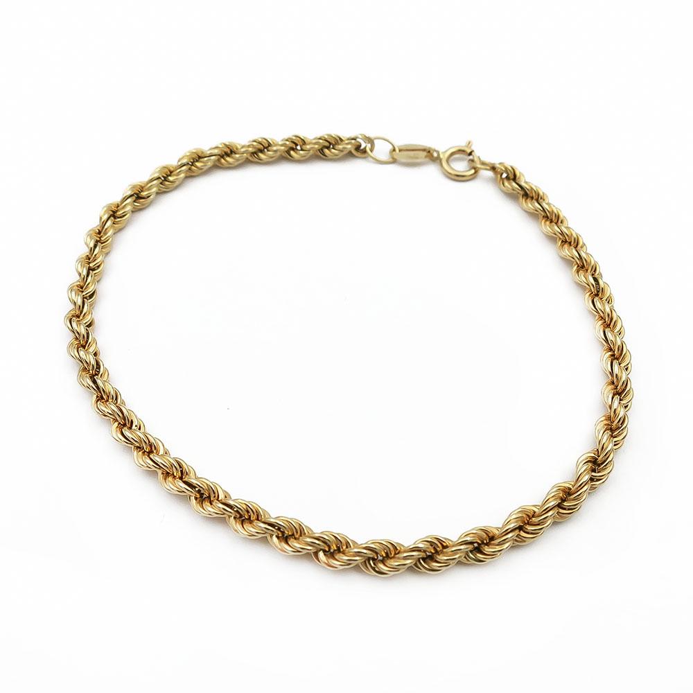 Kultainen Cordell ranneketju 3.2mm 18,5cm #0