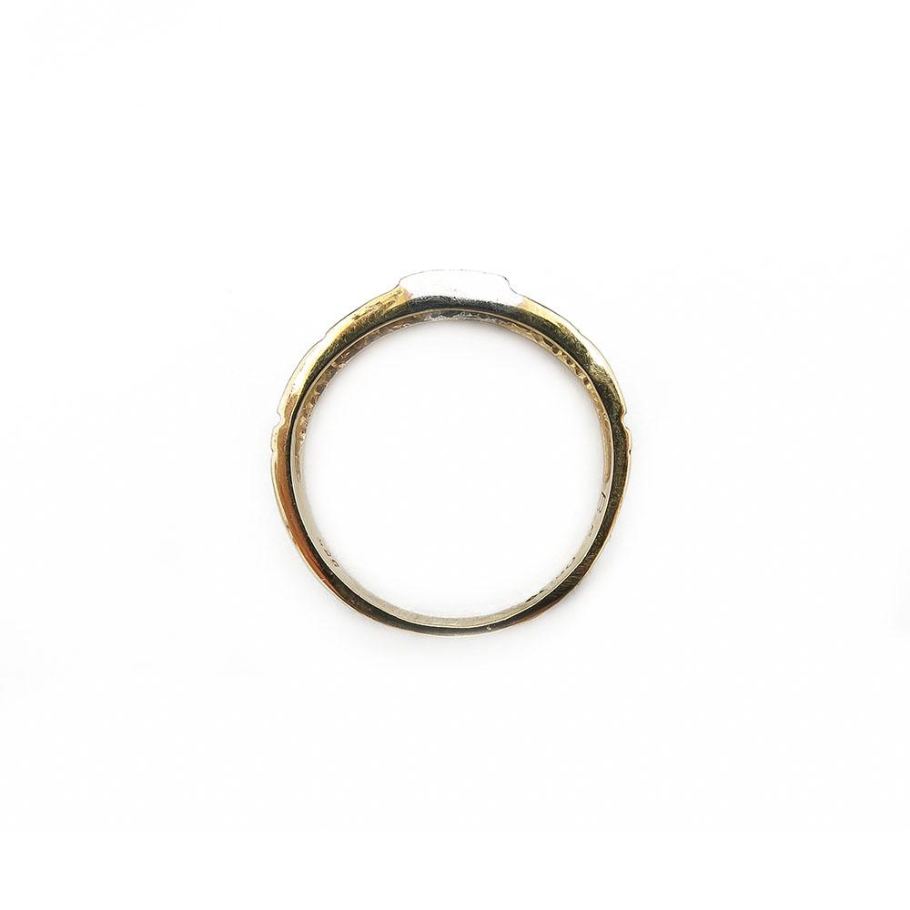 Kultainen timanttisormus 0.01ct 16,0mm #2