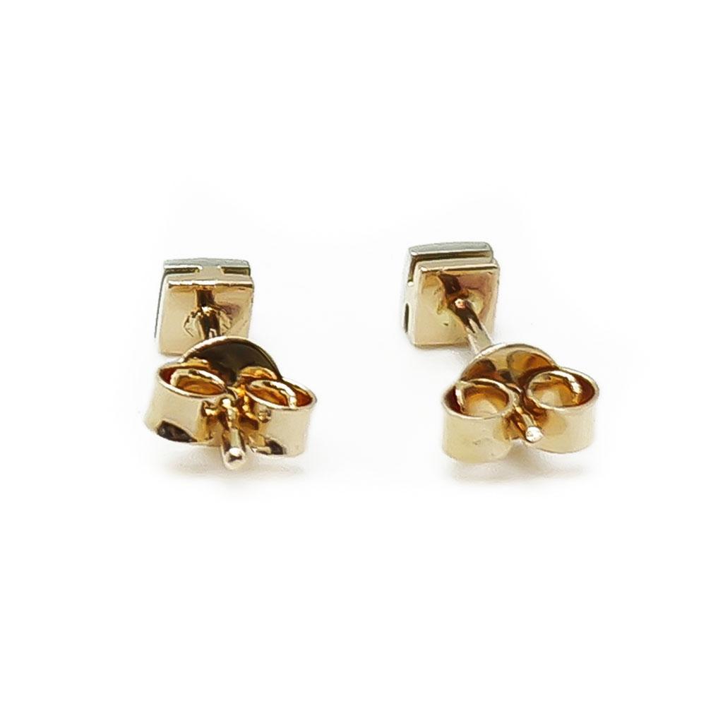 Timantti korvanapit 18k #2