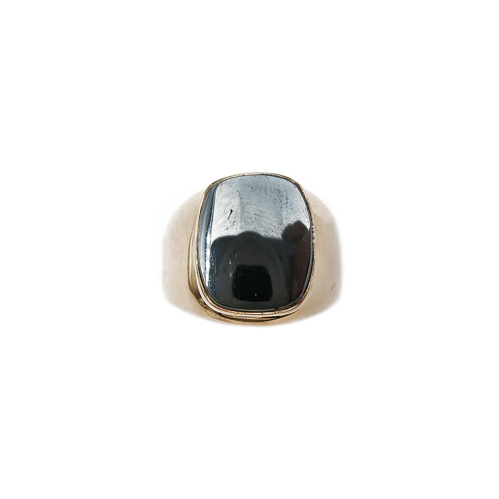Hematiittikantasormus 19,5mm v.-65 #1