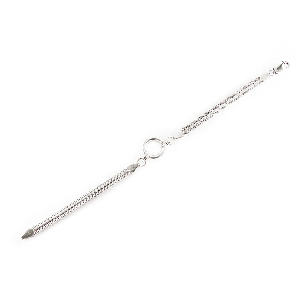 Hopeinen ranneketju,19 cm #1