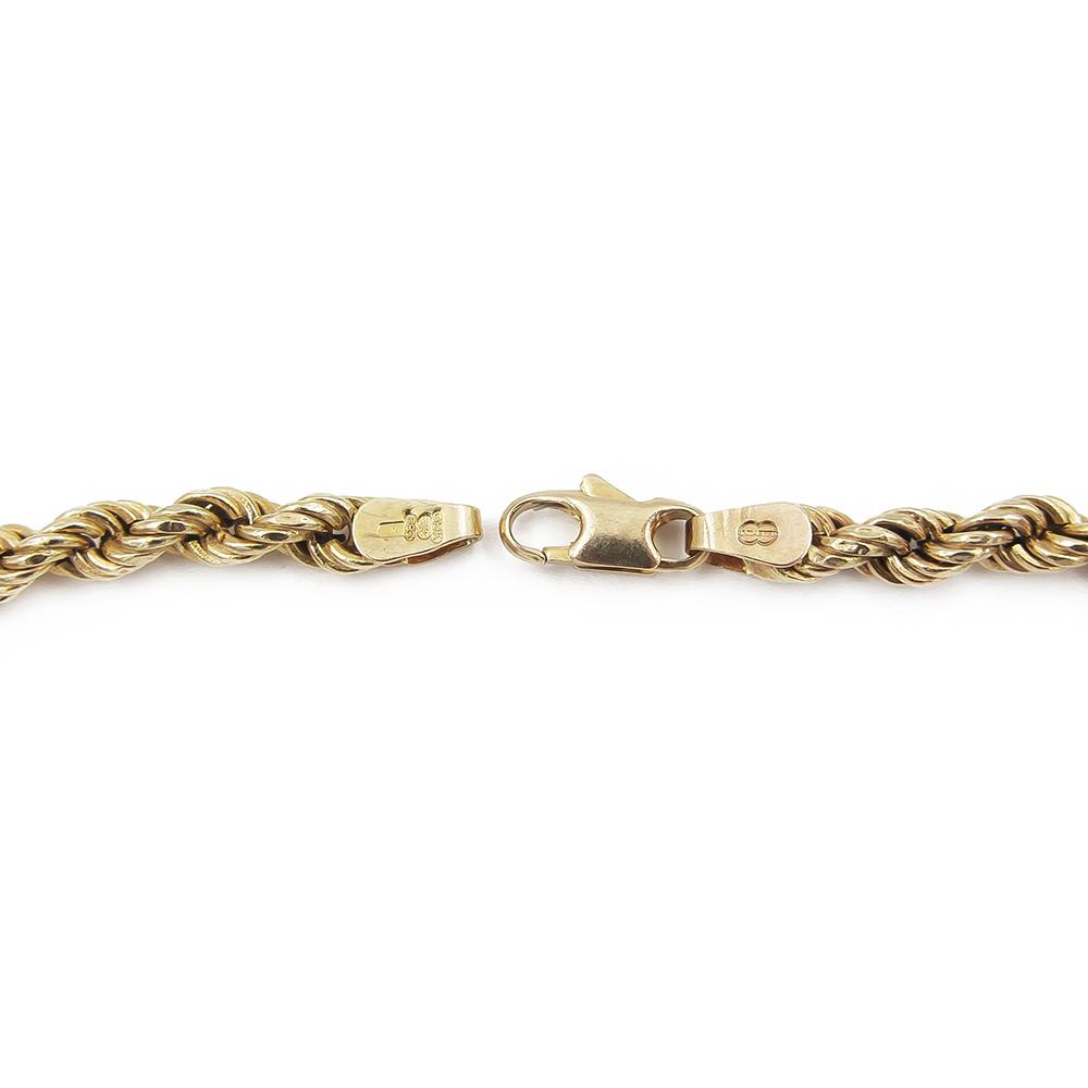 Kultainen cordell ranneketju 20.5cm lev.3mm #1