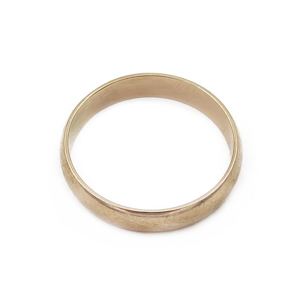 Sileä kultasormus halk.18.5mm lev.3mm v.1995 #1