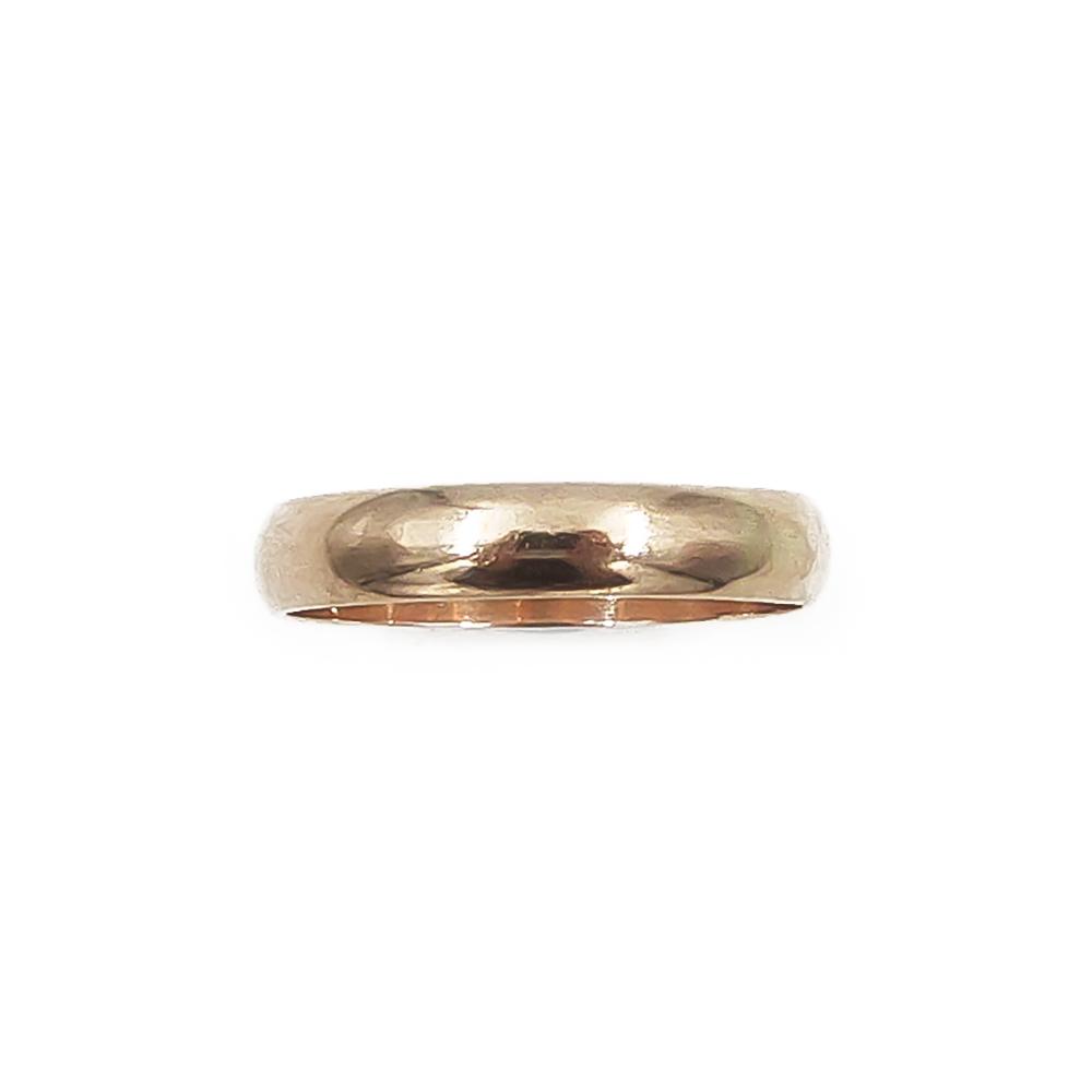 Sileä kultasormus halk.18.5mm lev.3mm v.1995 #2
