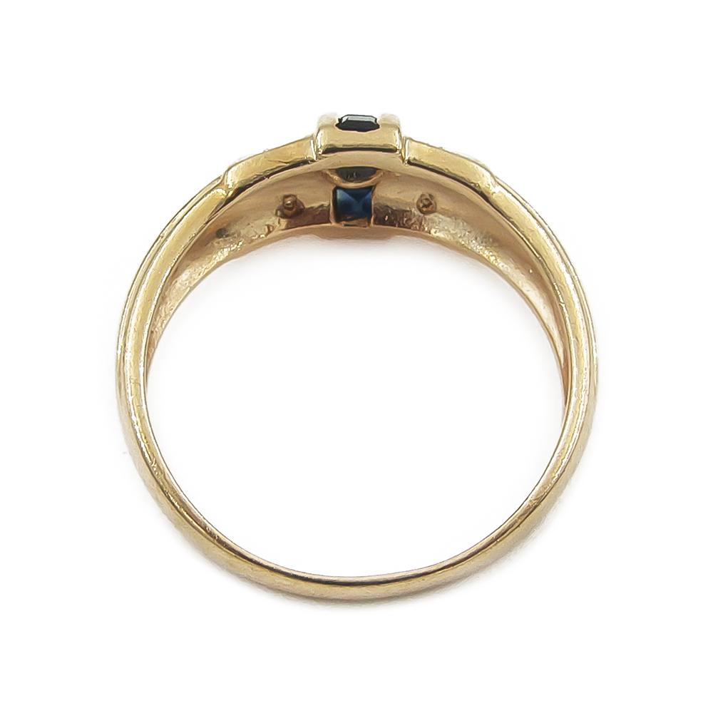 Kultasormus halk.17.5mm #5