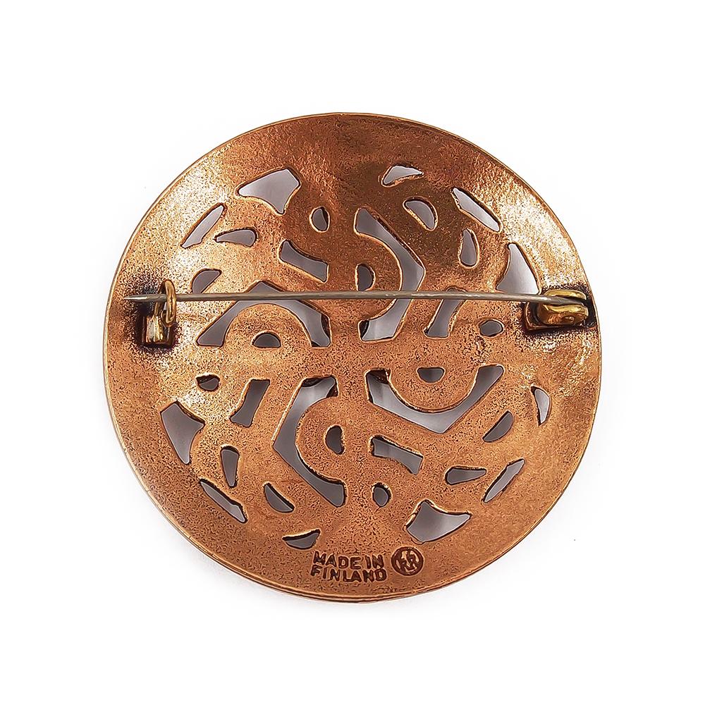 Kalevala koru Viikinkiaikainen Käärmesolki-38 49mm pronssi #1