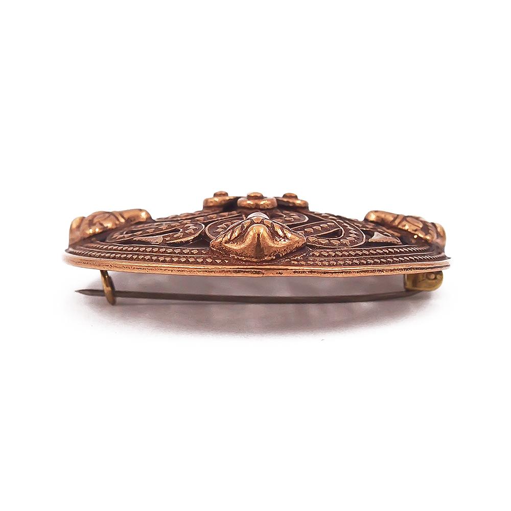 Kalevala koru Viikinkiaikainen Käärmesolki-38 49mm pronssi #2