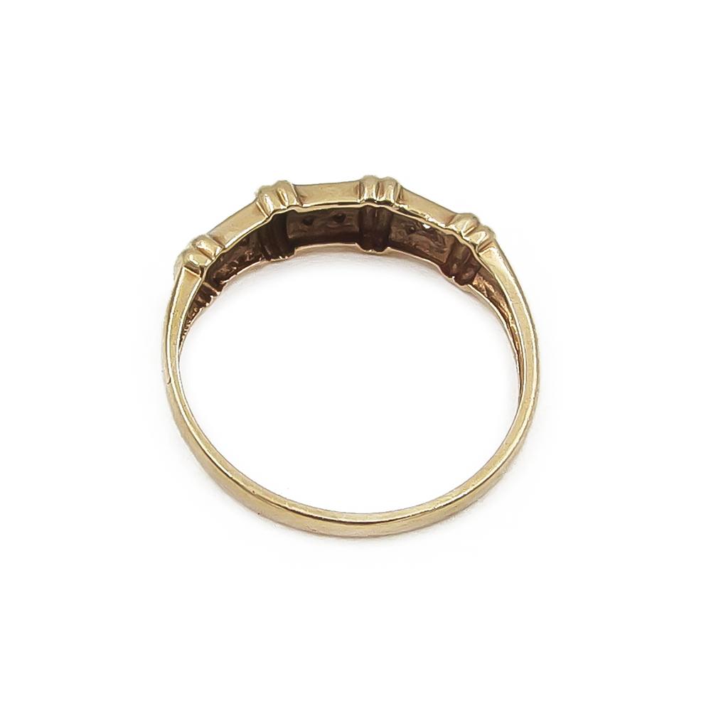 Kultasormus timantit yht. 0,009ct halk.17mm #3