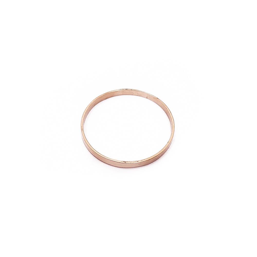 Kultainen sormus flakka 1,5mm 17+mm #2