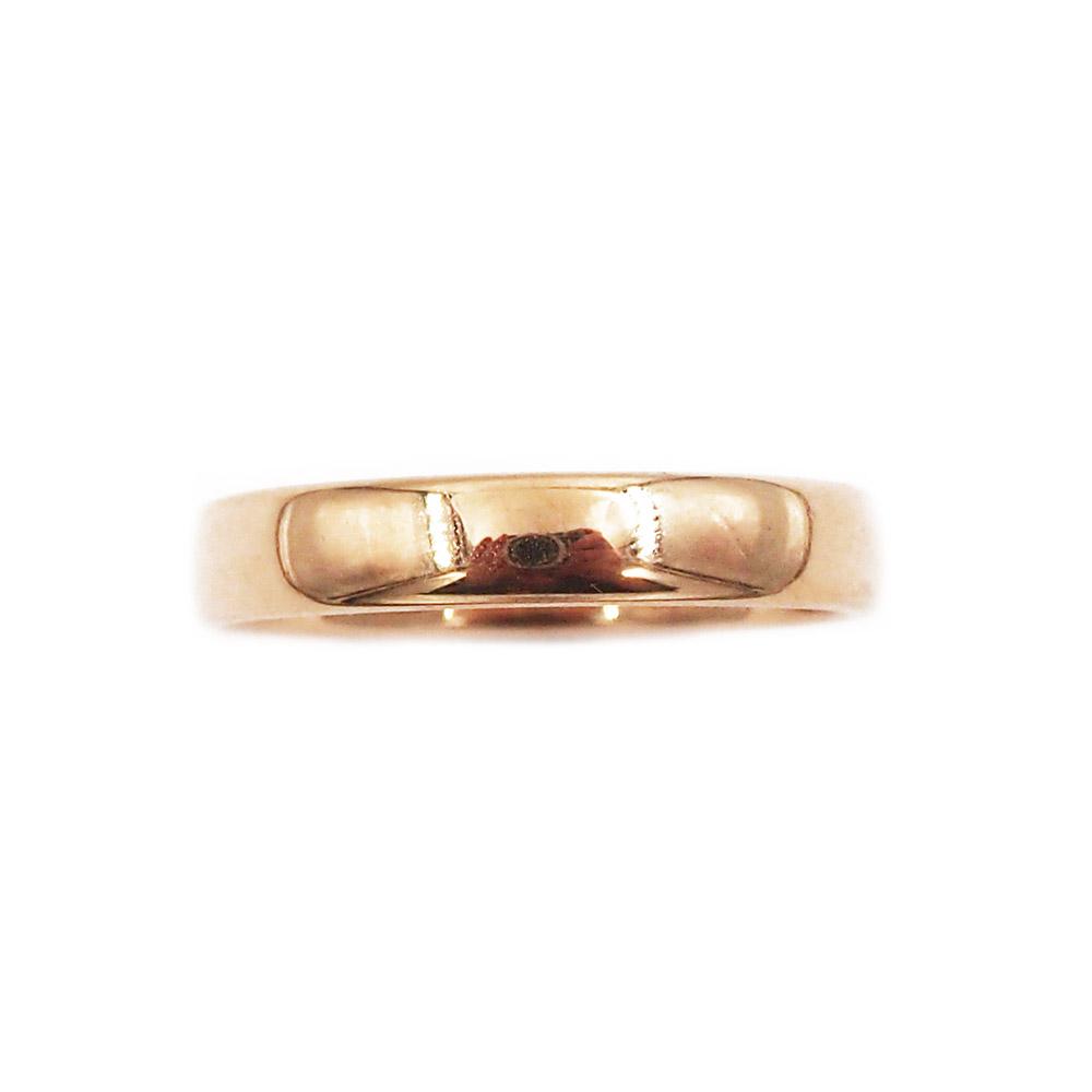 18k Tillander kultainen sileä flakka sormus 4mm 20 2001 #2