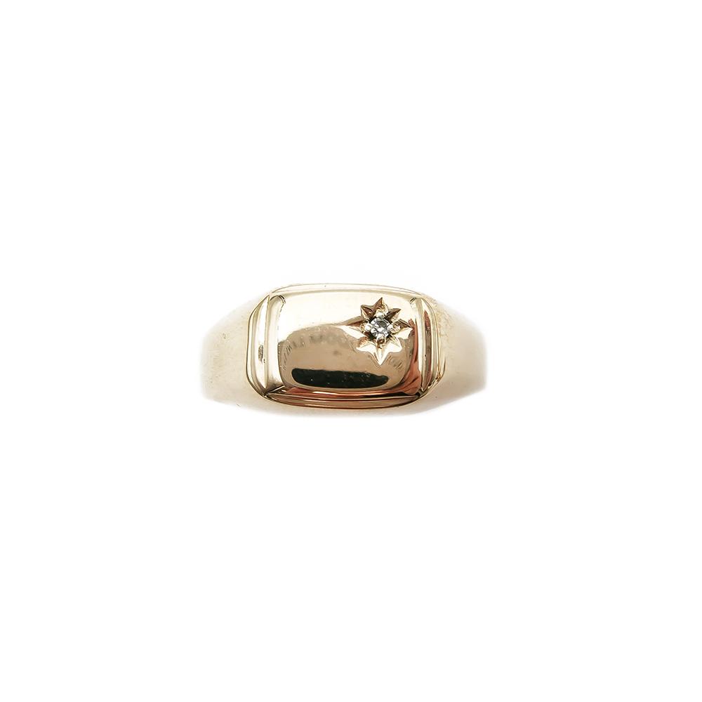 Timantti kantasormus 0,01ct 22mm #1