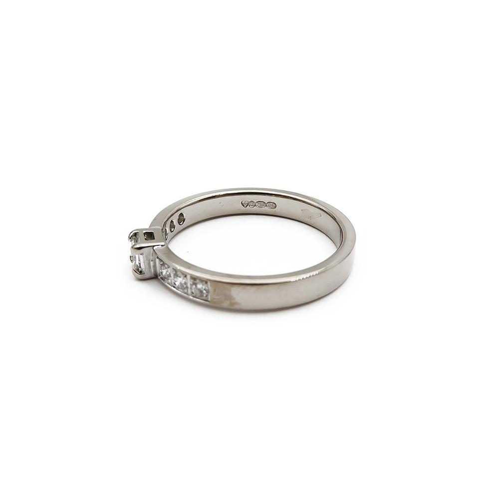 18k kk timanttisormus 0,28ct 19,25mm #3