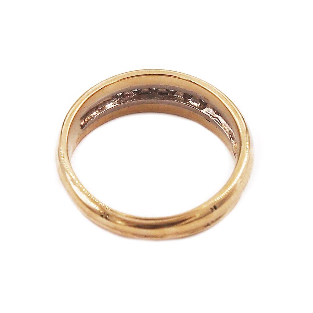 18k kultainen timanttirivisormus 7kpl yht.0,14ct 16 2009 Kultajousi Oy #2