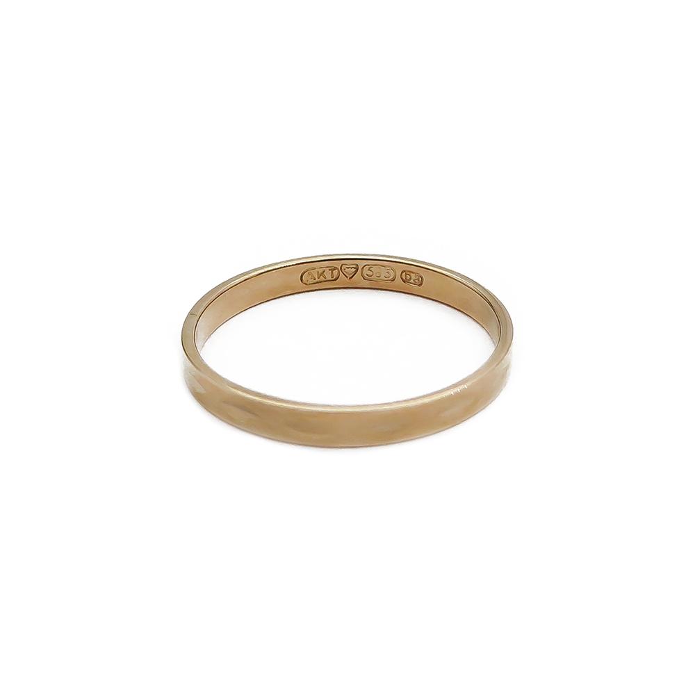 kultainen kihlasormus timanttileikattu 17,65mm #2