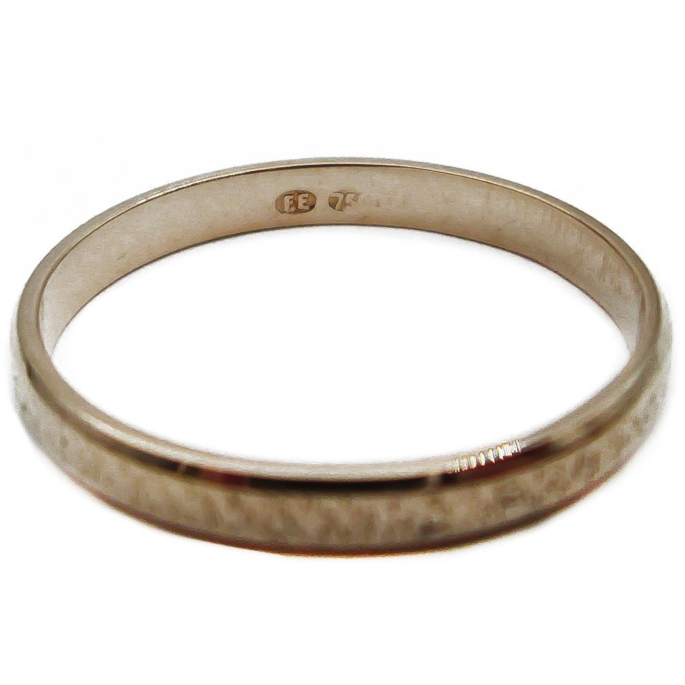 18k Keltakultainen kuvioitu kihlasormus 17,45mm #2