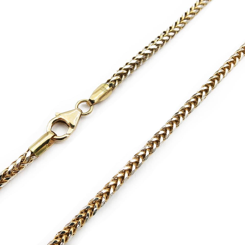 Kultainen tähkä kaulaketju 45cm 18k #1