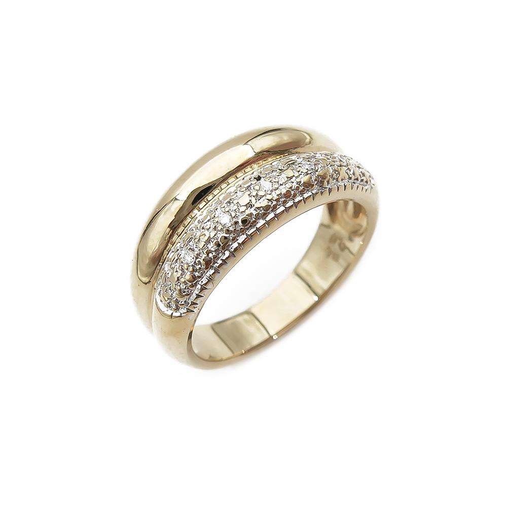 Timanttisormus 0,025ct 17,25mm #0